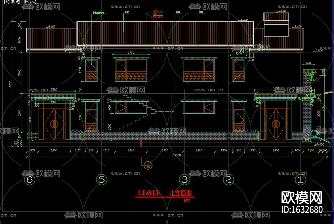 四合院室内外建筑下载（渲染图1）