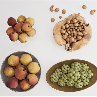  现代水果食物su模型 