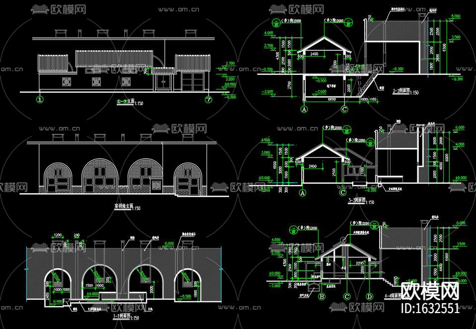 农村住宅下载（渲染图5）
