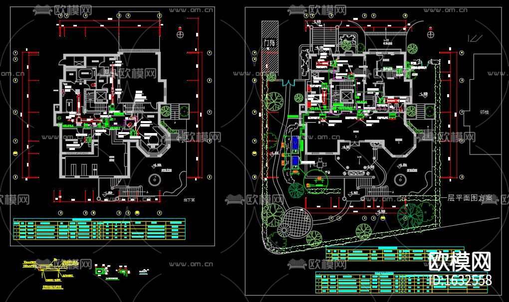 新中式别墅下载（渲染图3）