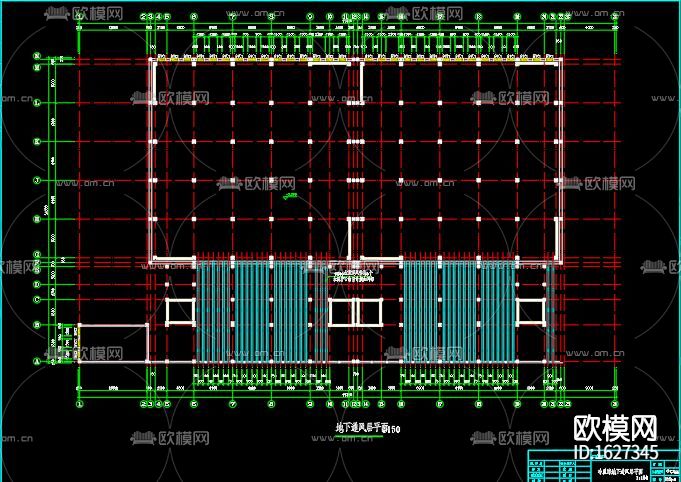储备冷冻库建筑cad施工图下载（渲染图2）