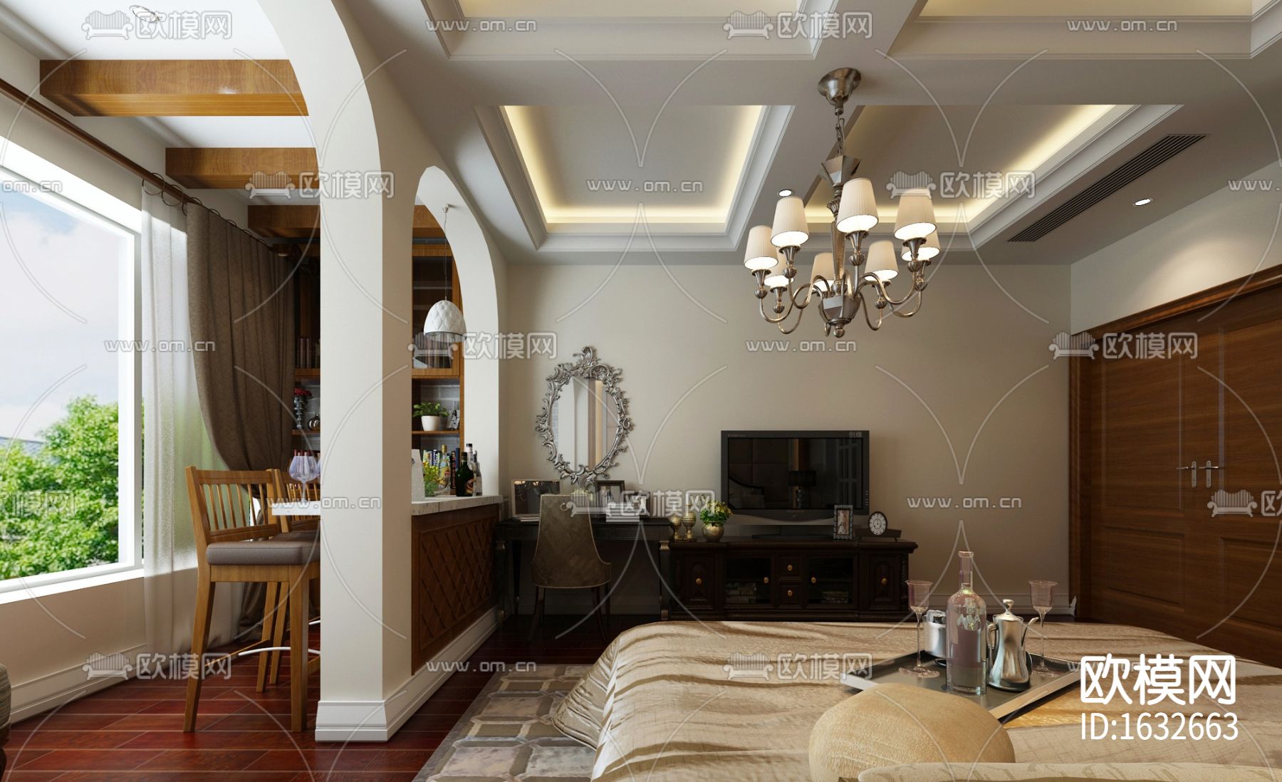 地中海别墅下载（渲染图4）