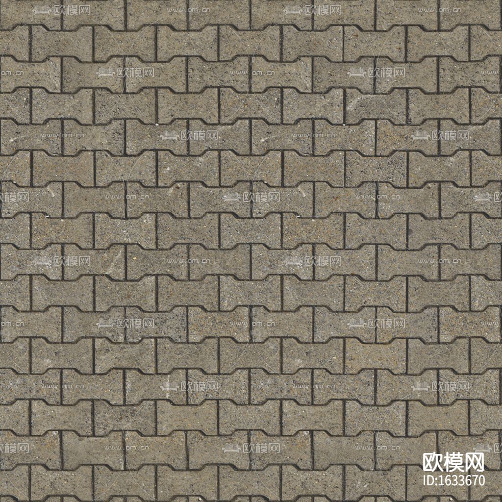 灰色户外工字砖下载
