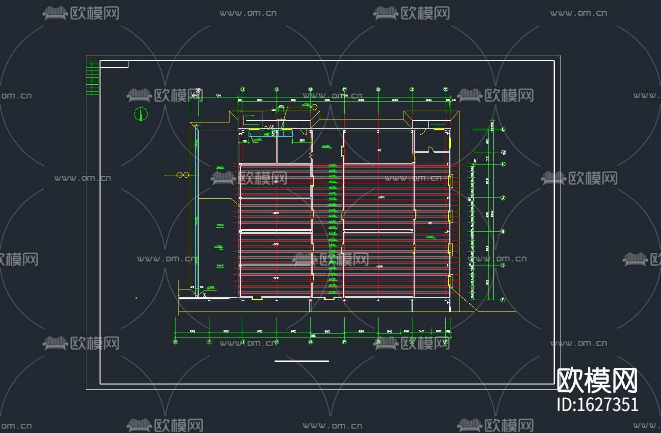 屠宰厂及冷库cad图纸下载（渲染图3）