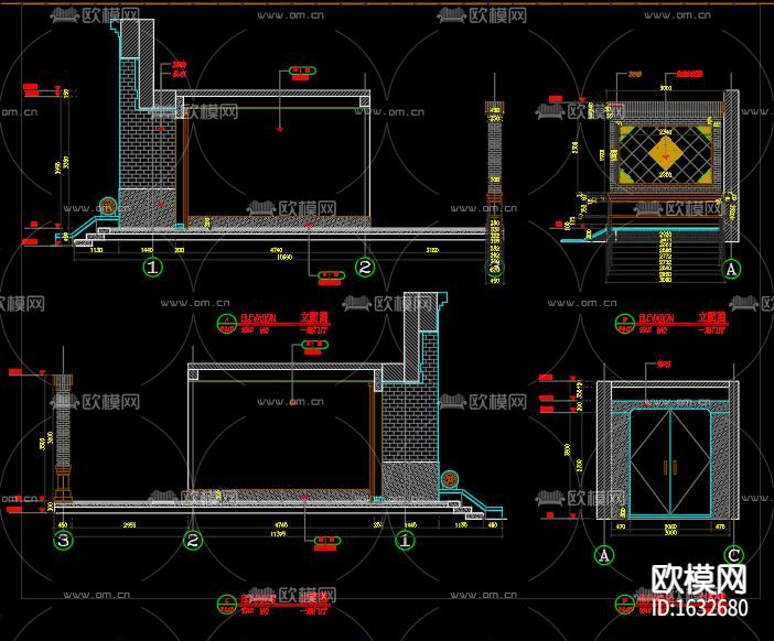 四合院室内外建筑下载（渲染图10）