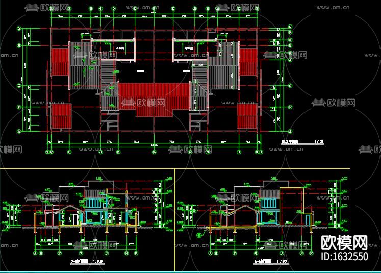 新中式别墅下载（渲染图5）