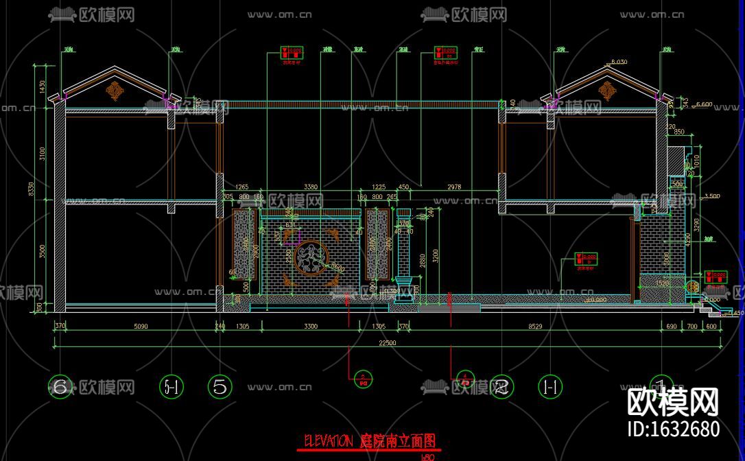 四合院室内外建筑下载（渲染图5）