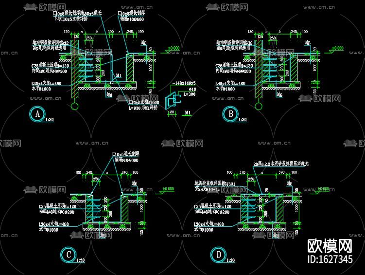 储备冷冻库建筑cad施工图下载（渲染图9）