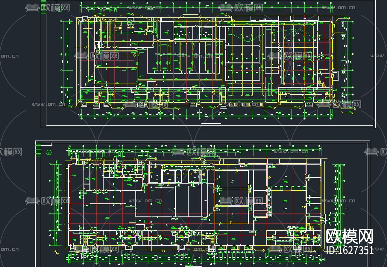 屠宰厂及冷库cad图纸下载（渲染图1）