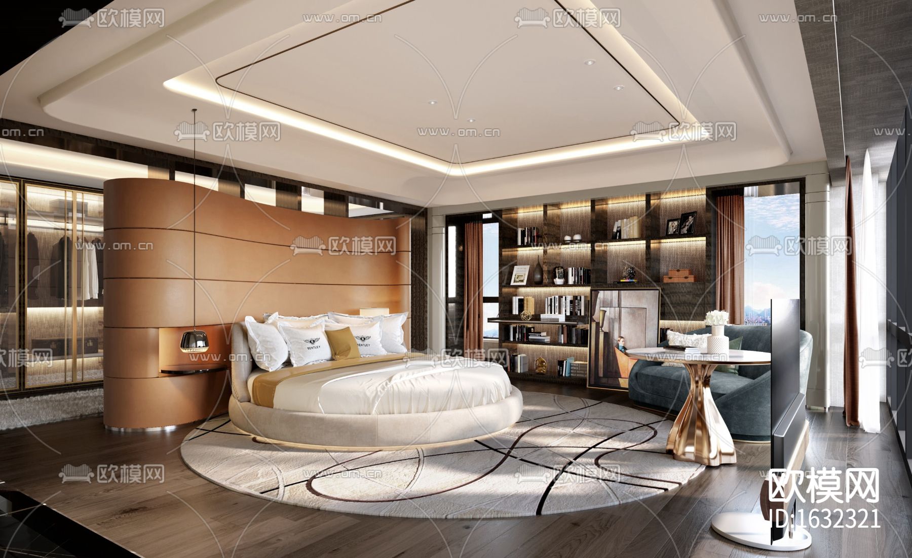 北京某奢华叠墅样板房设计方案下载（渲染图5）