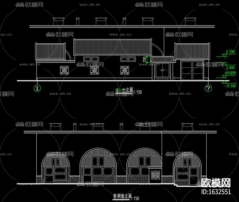 农村住宅下载（渲染图4）