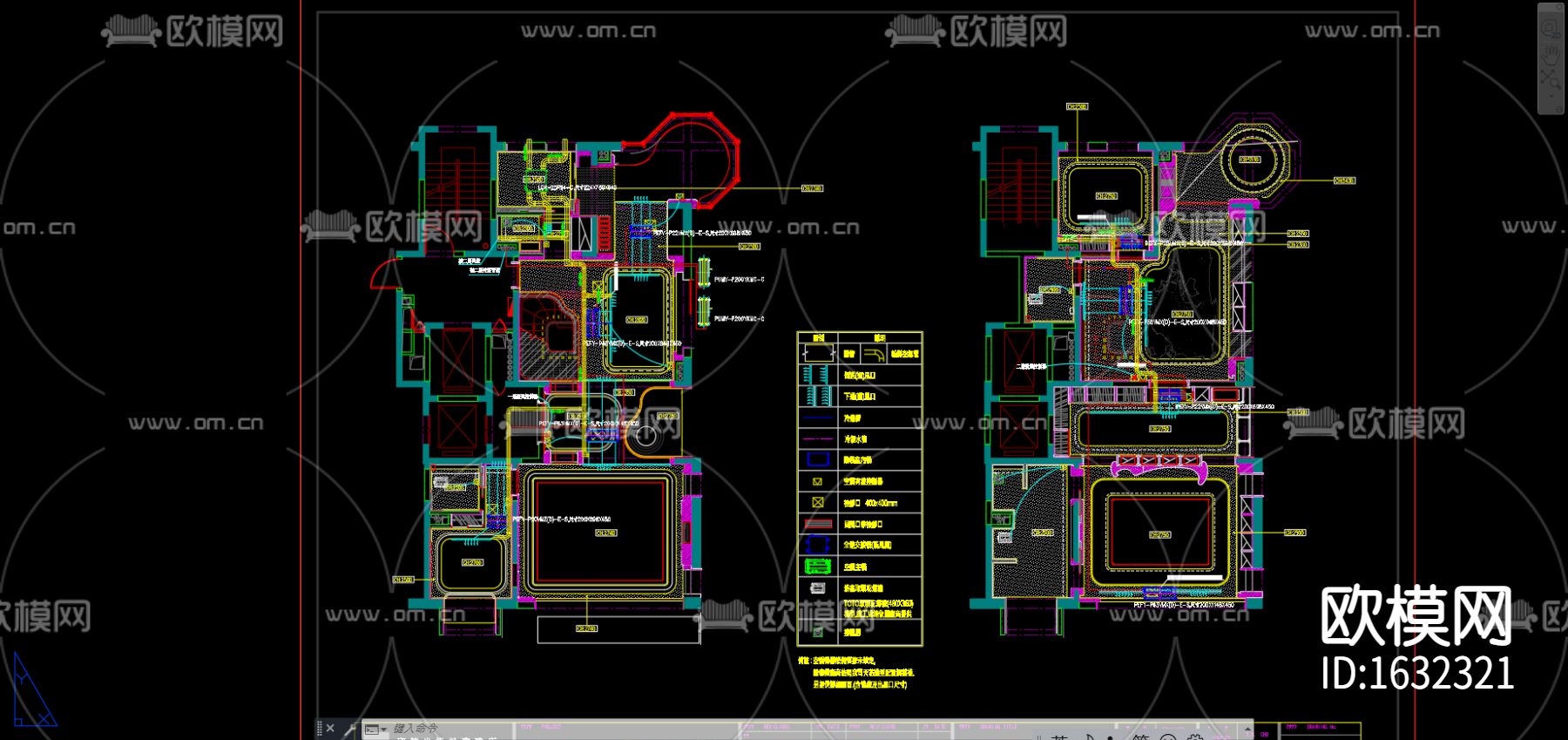 北京某奢华叠墅样板房设计方案下载（渲染图8）