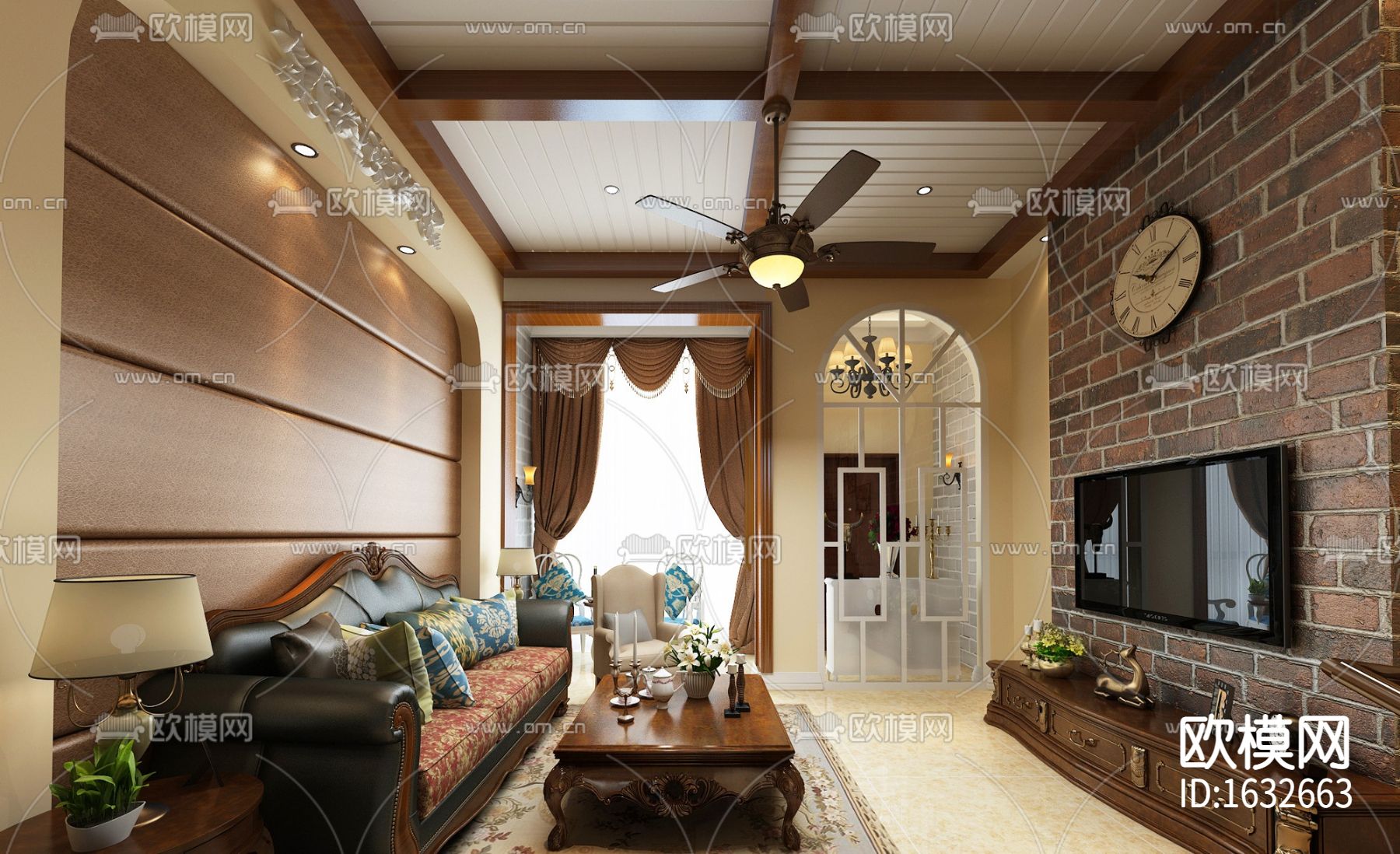 地中海别墅下载（渲染图3）