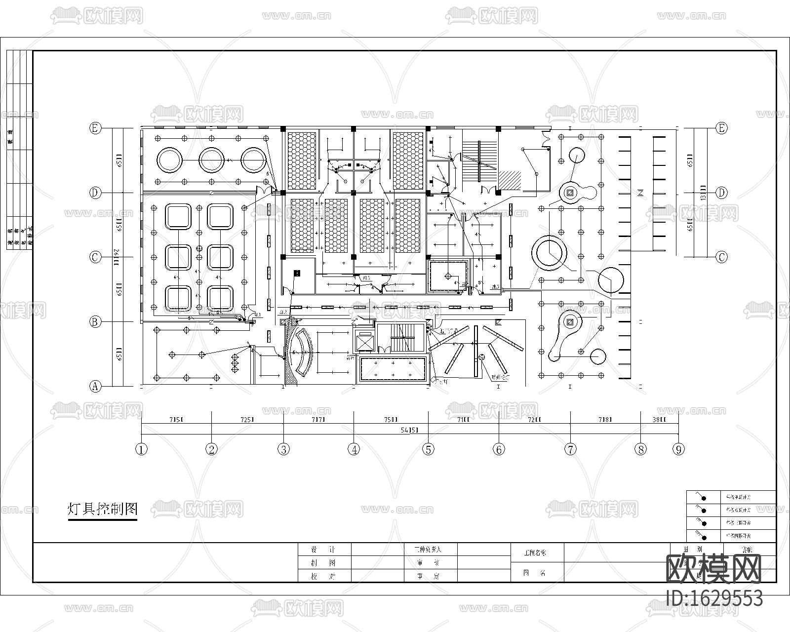 健身房cad施工图下载（渲染图3）