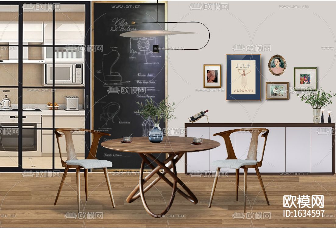 北欧复古创意餐厅