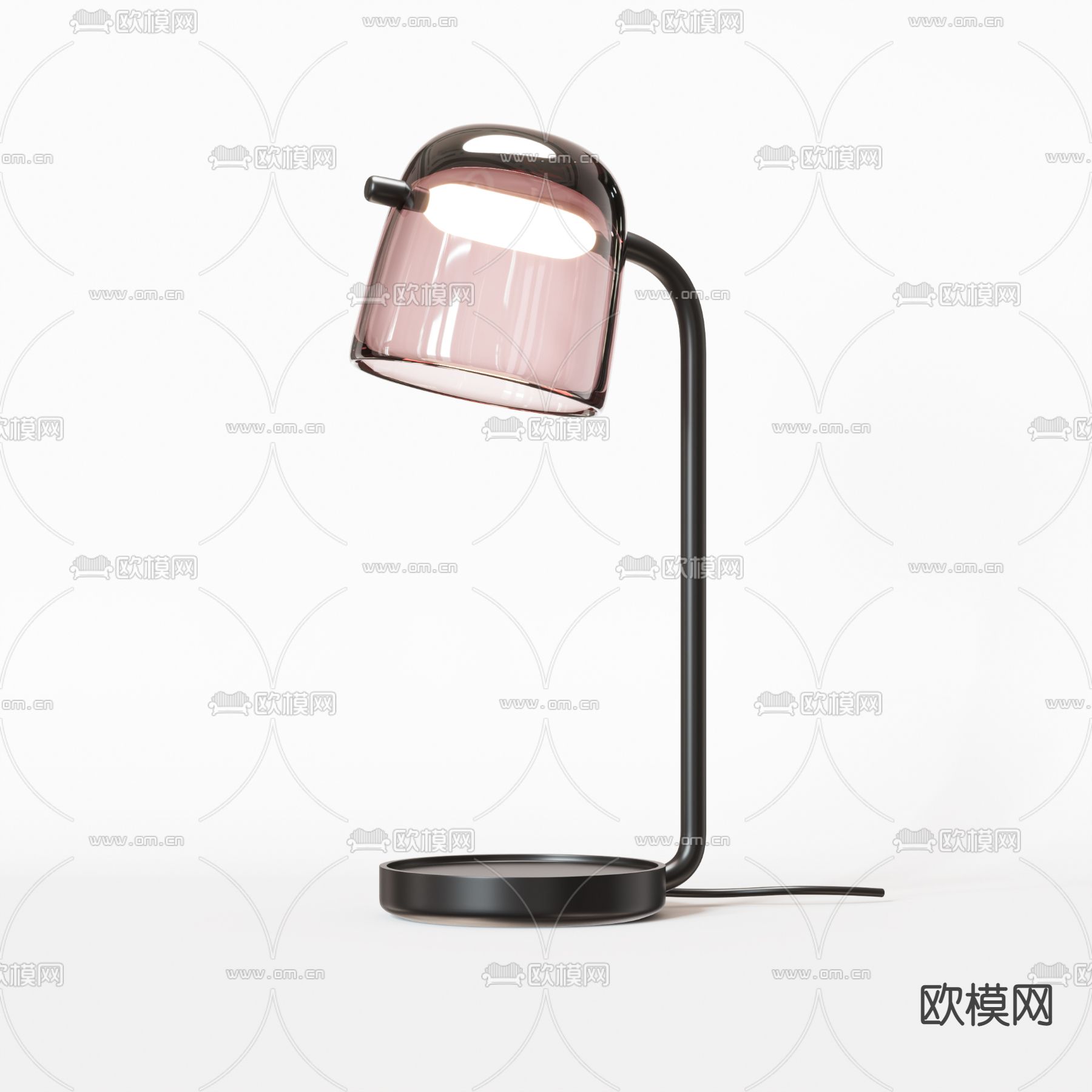 FLOS 玻璃台灯3d模型下载