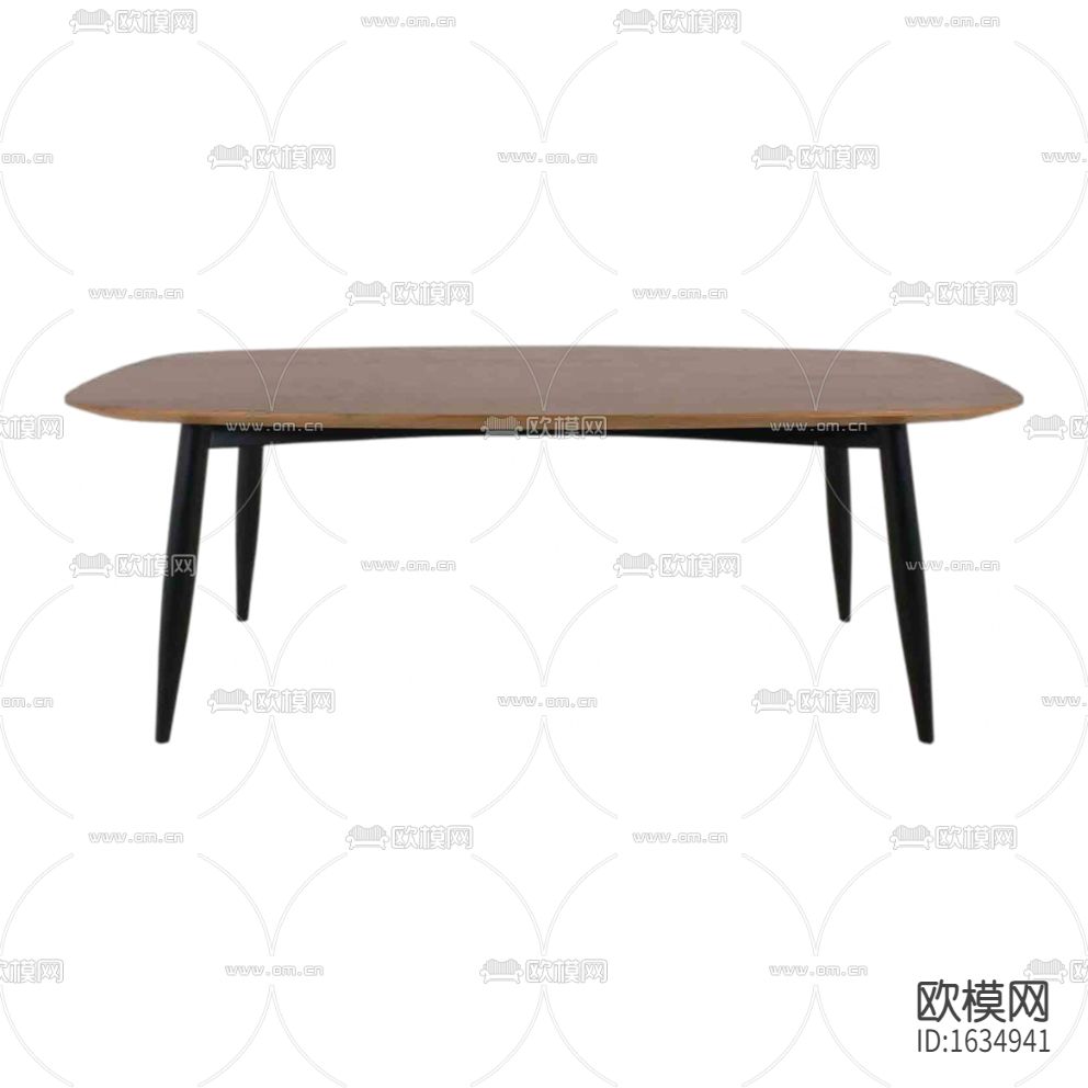 北欧简约实木餐桌