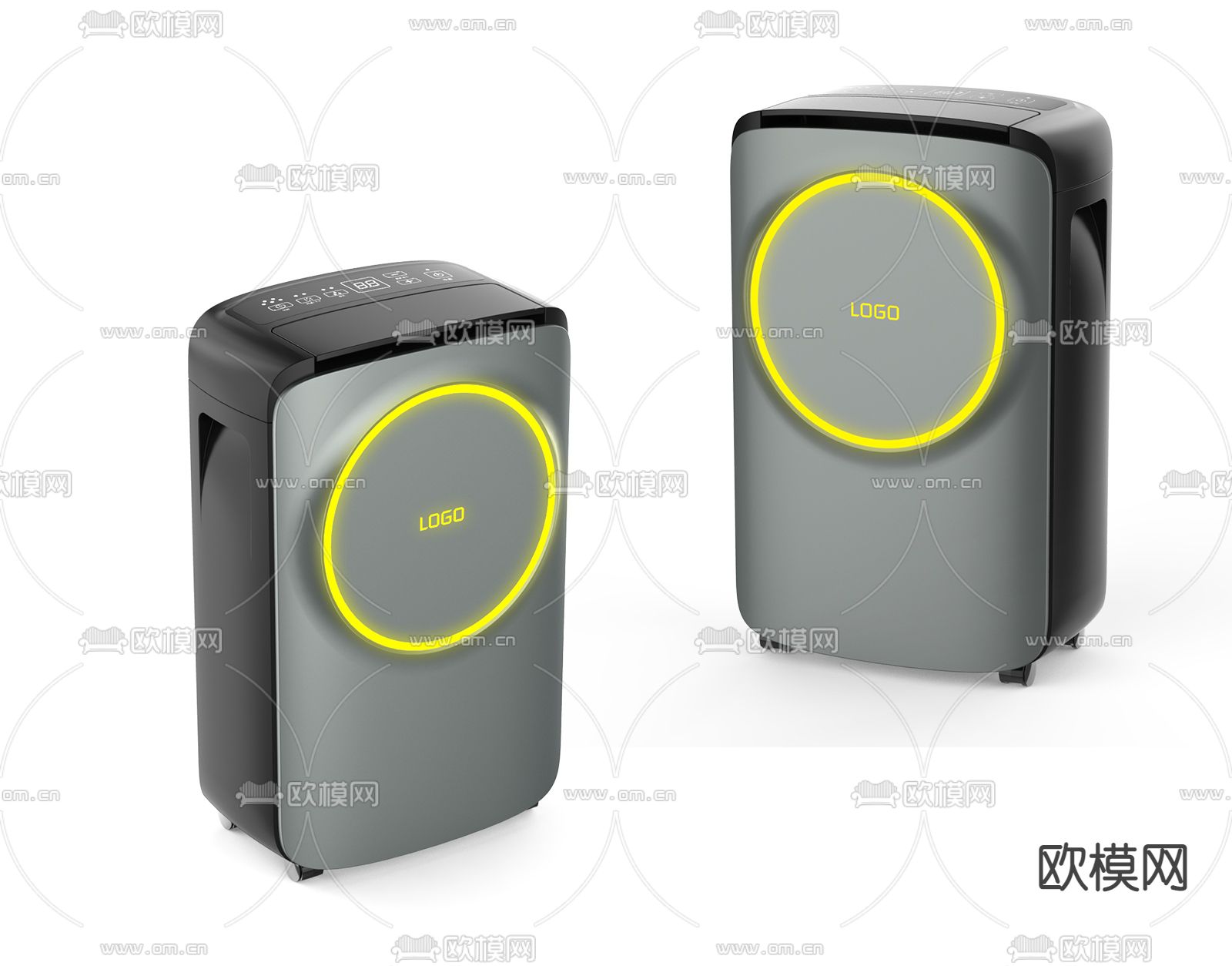 现代电器除湿机3d模型下载