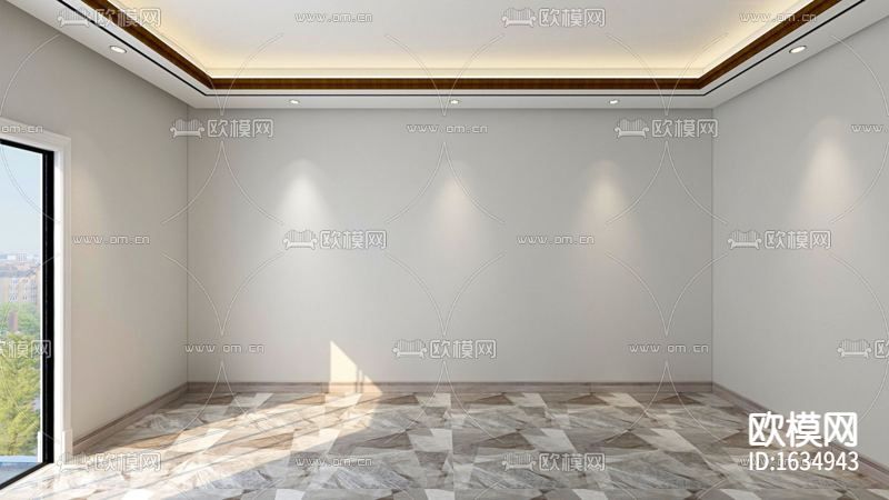 北欧简约休闲客厅场景下载