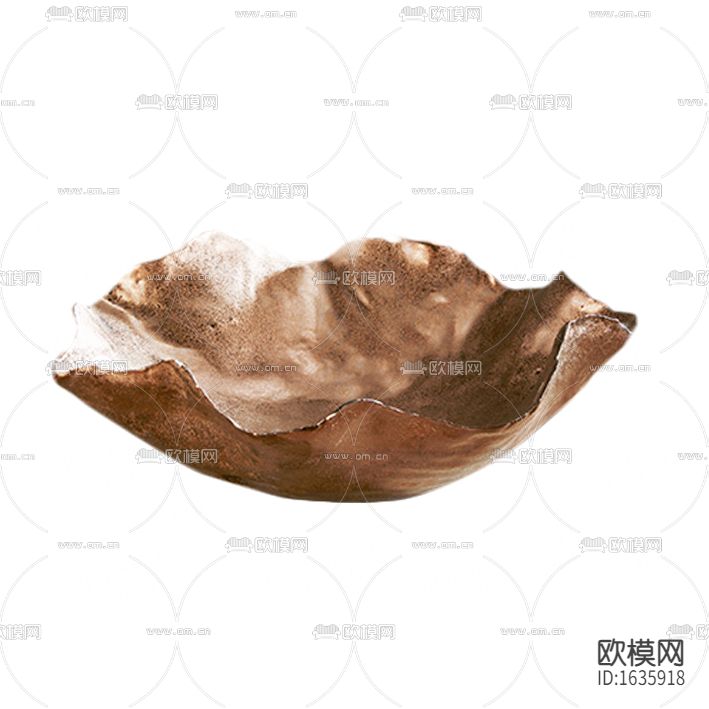 美式简约异形金属装饰托盘下载