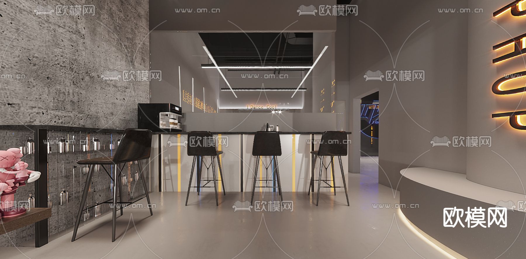 现代舞蹈培训中心cr全景3d模型