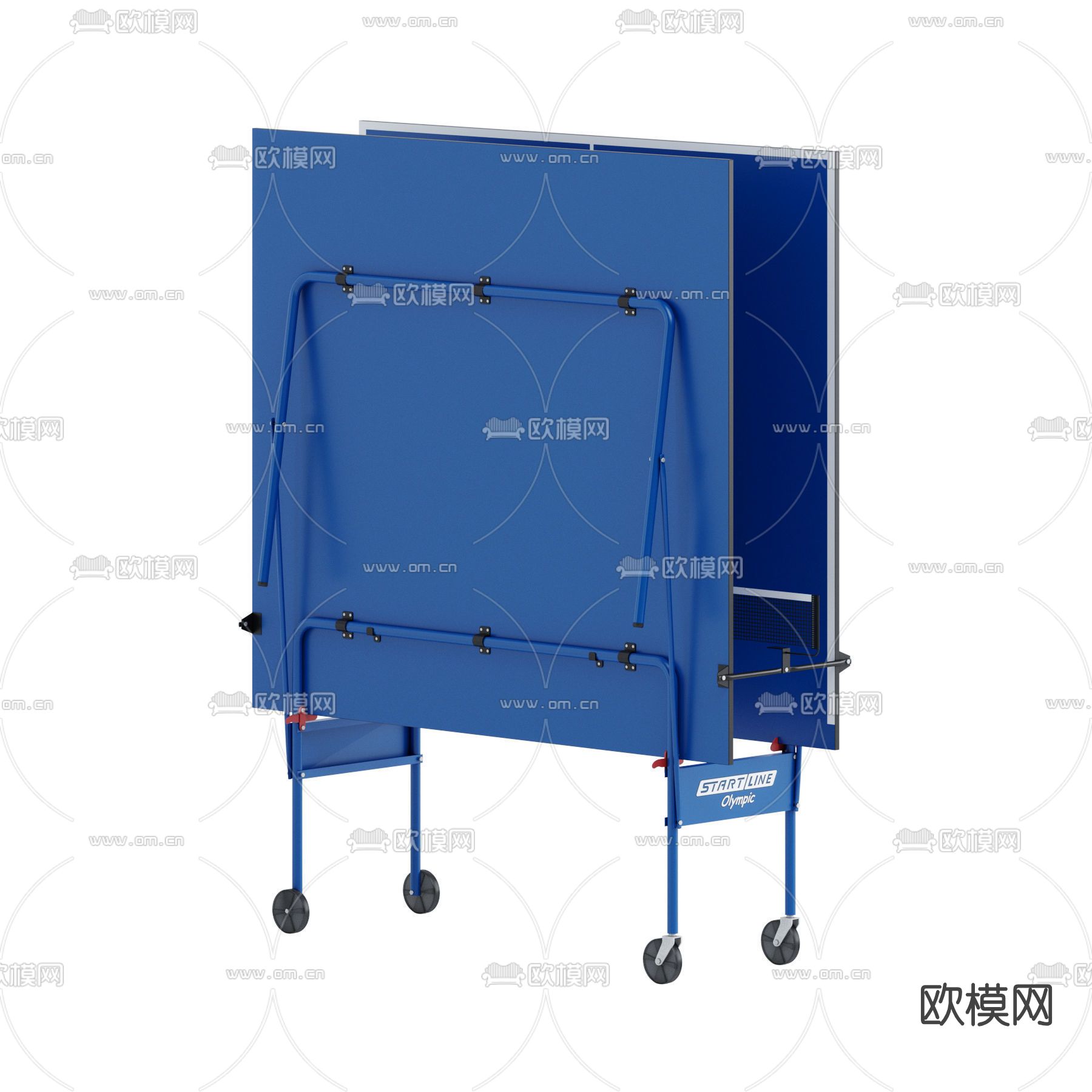 现代乒乓球桌3d模型下载（渲染图3）