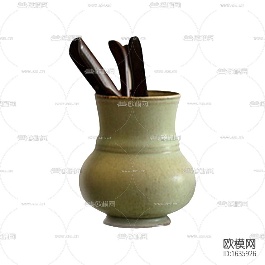 新中式古典禅意陶瓷茶具收纳罐下载