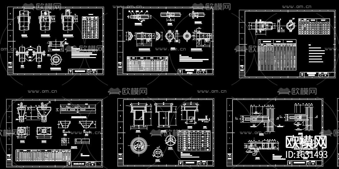 给排水通用图集cad施工图下载（渲染图5）