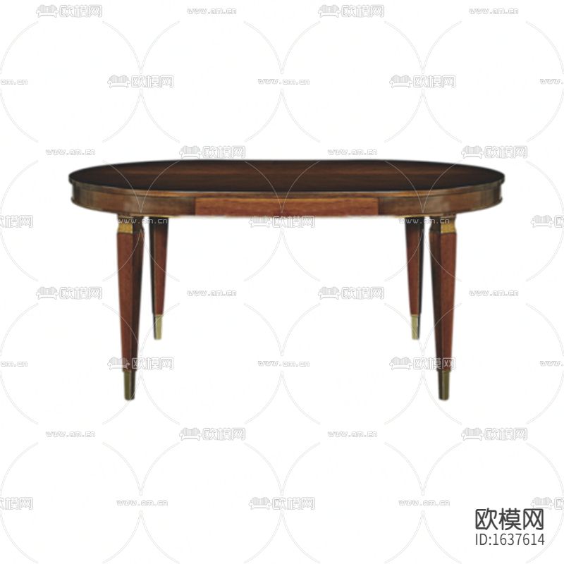 美式复古做旧实木金属餐桌下载