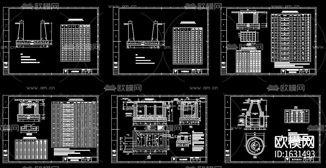 给排水通用图集cad施工图下载（渲染图8）