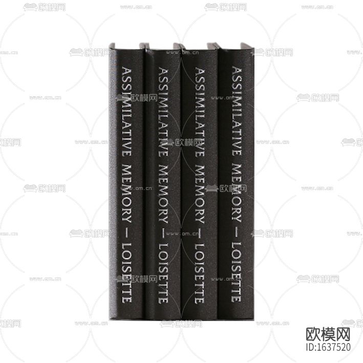 现代简约书籍摆件下载