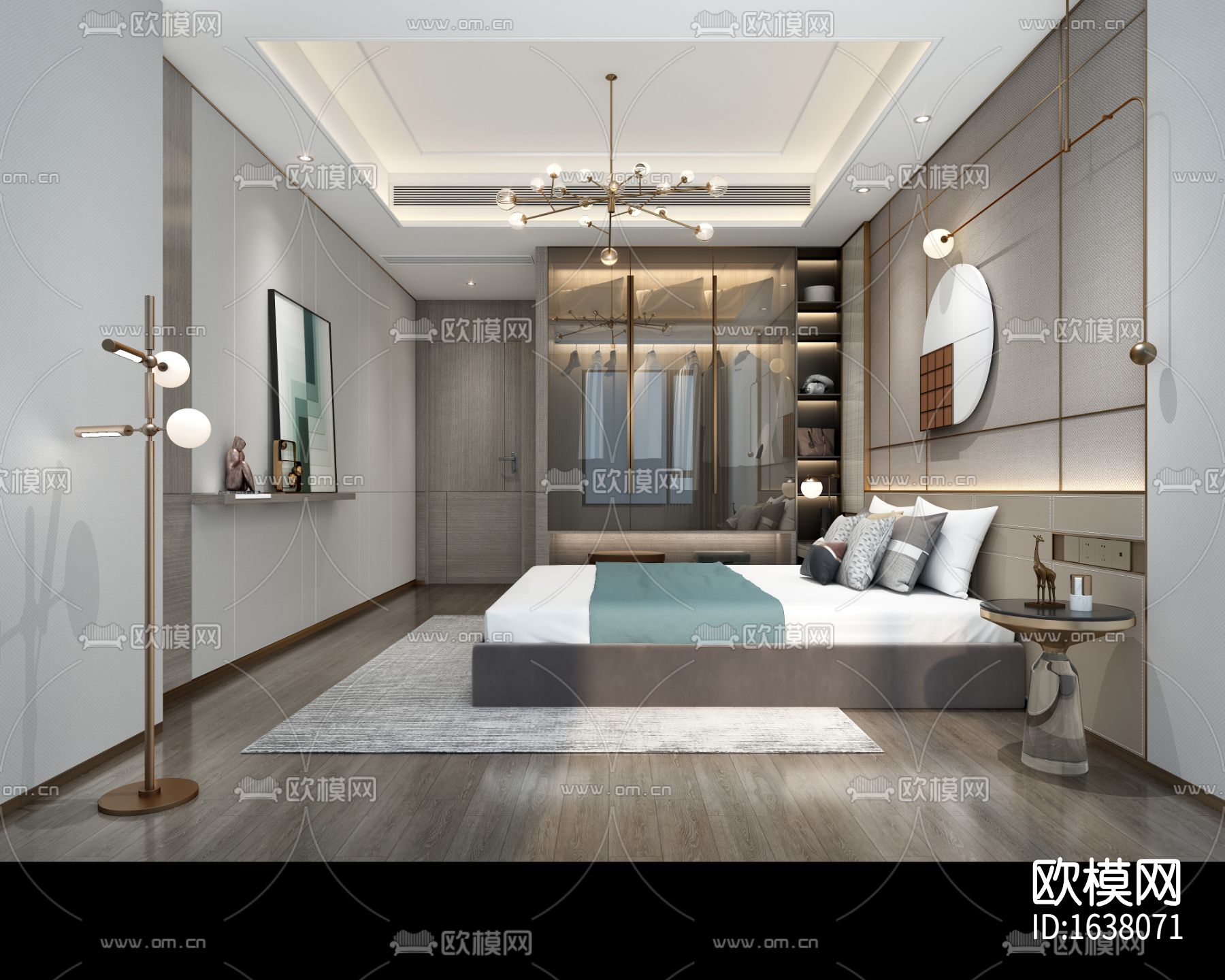 家装CAD施工图下载（渲染图7）