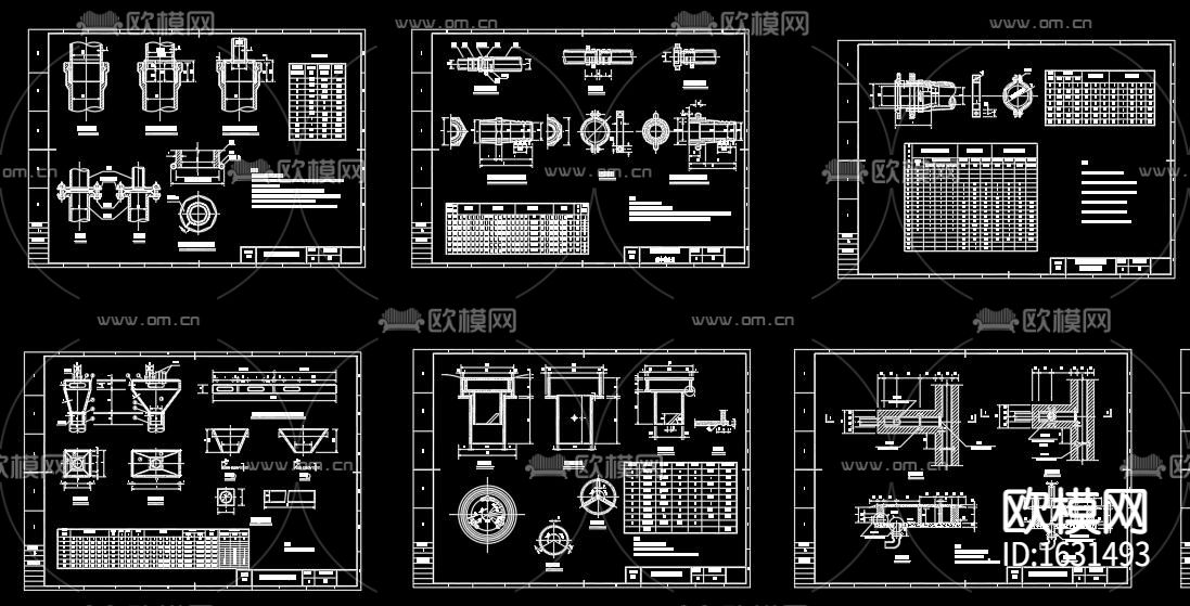 给排水通用图集cad施工图下载（渲染图4）