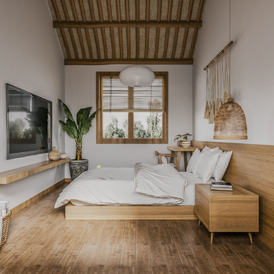  北欧民宿su模型 