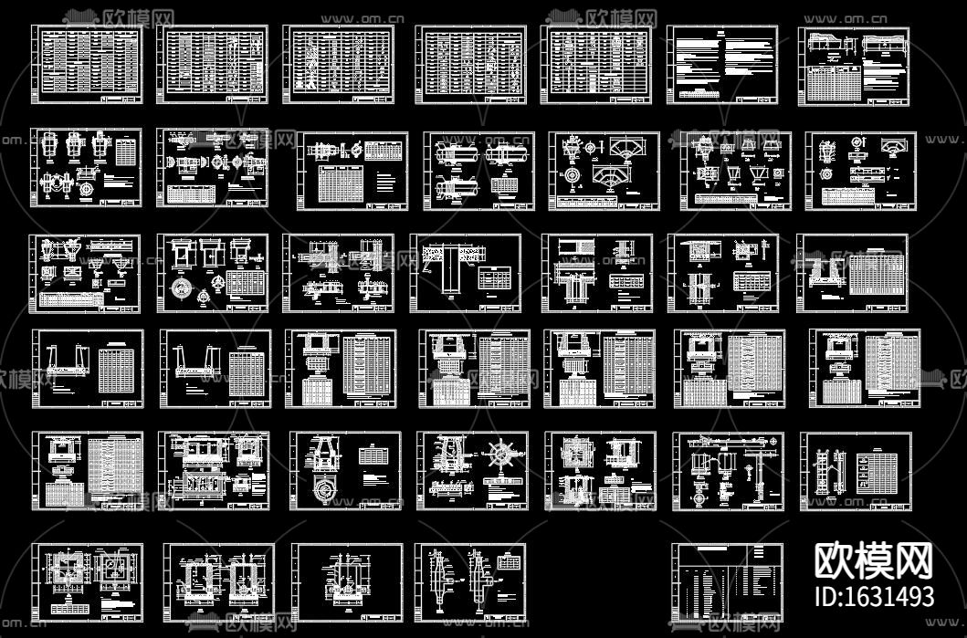 给排水通用图集cad施工图下载（渲染图2）