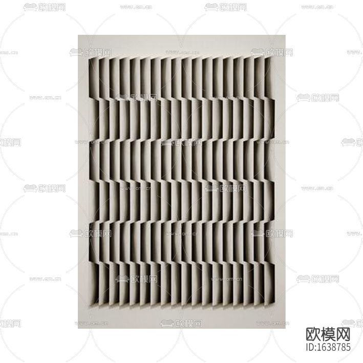 北欧创意几何图形阴影装饰画下载