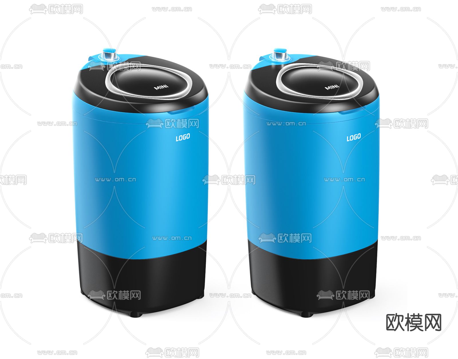 现代迷你洗衣机3d模型