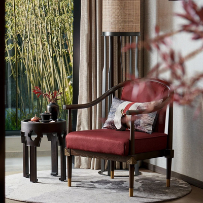 创时空设计 新中式单人沙发