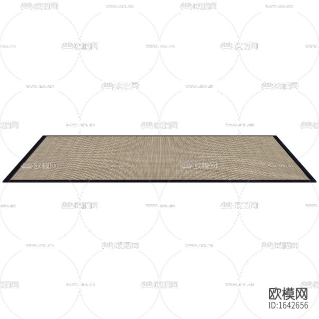 新中式简约禅意手工编织布艺地毯