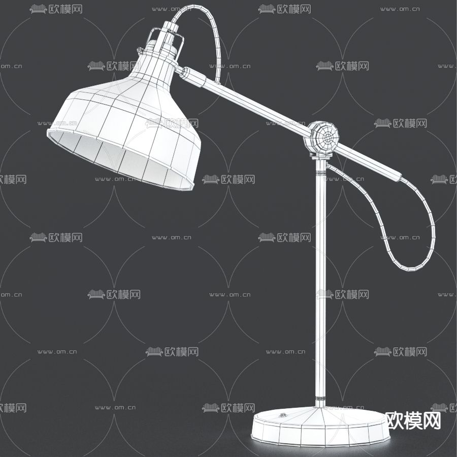 FLOS 现代金属台灯3d模型下载（渲染图2）