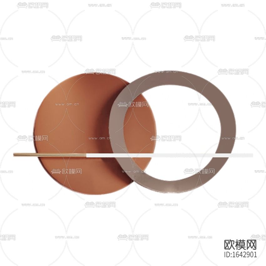 现代轻奢圆环壁灯