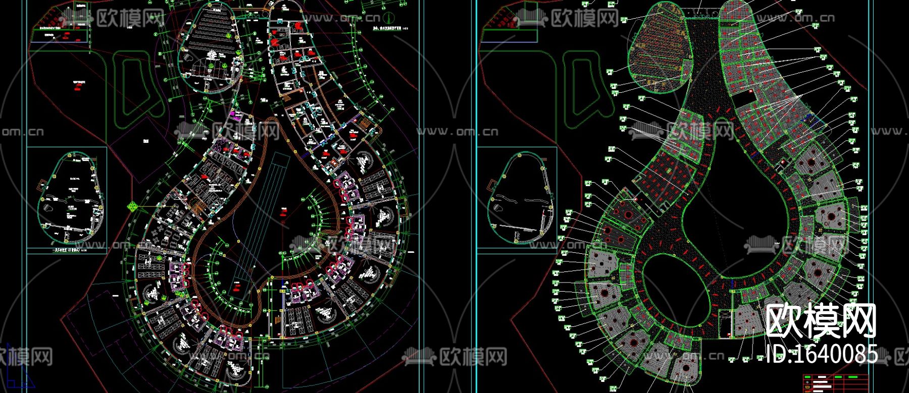 幼儿园室内cad施工图下载（渲染图2）