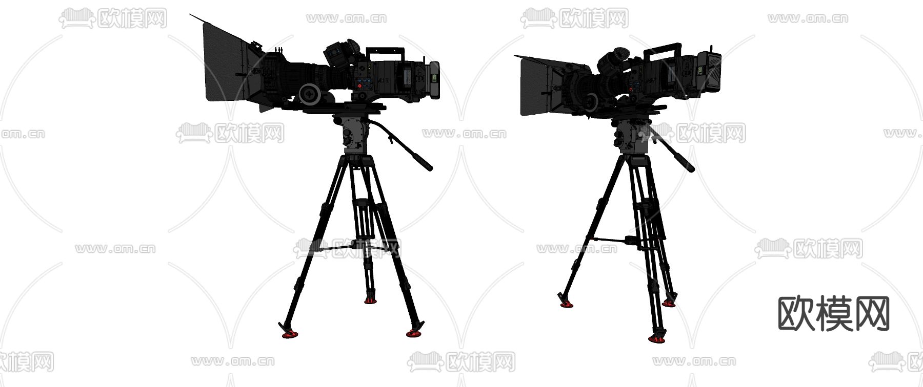 现代摄像机su模型下载（渲染图2）