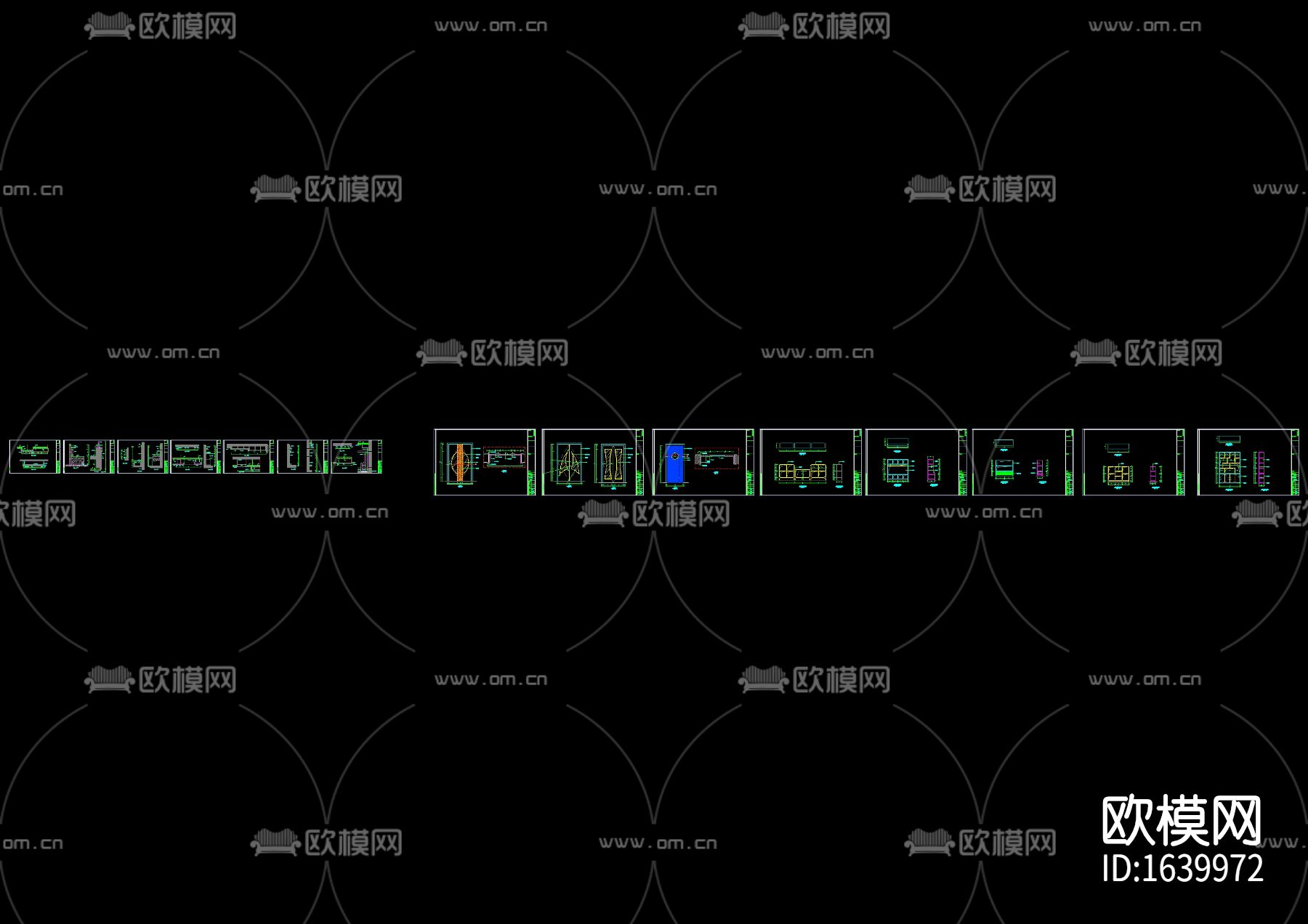 幼儿园室内cad施工图下载（渲染图4）