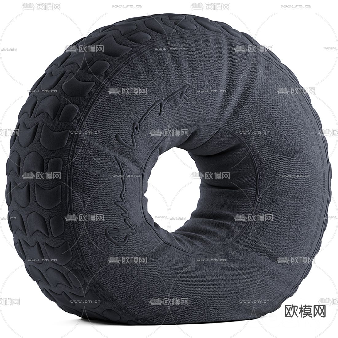 现代布艺懒人沙发垫3d模型下载（渲染图4）