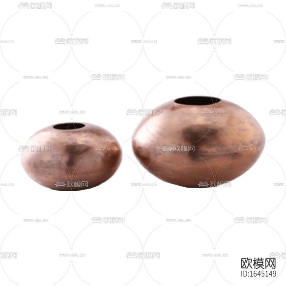 現(xiàn)代輕奢黃銅收納罐下載