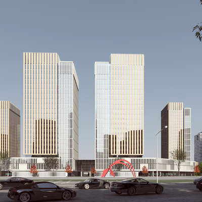 高层写字楼3d模型