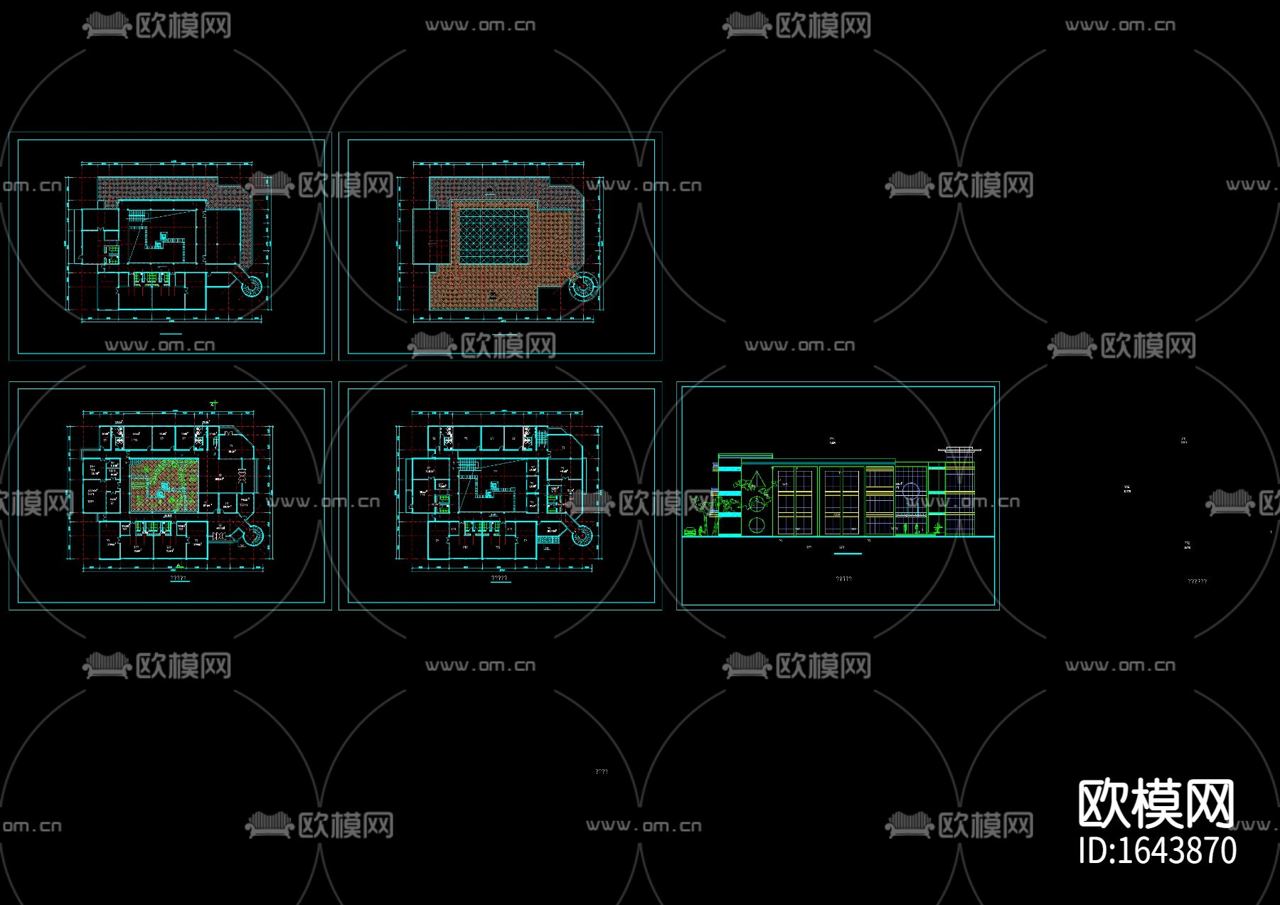 九班社区幼儿园建筑图下载