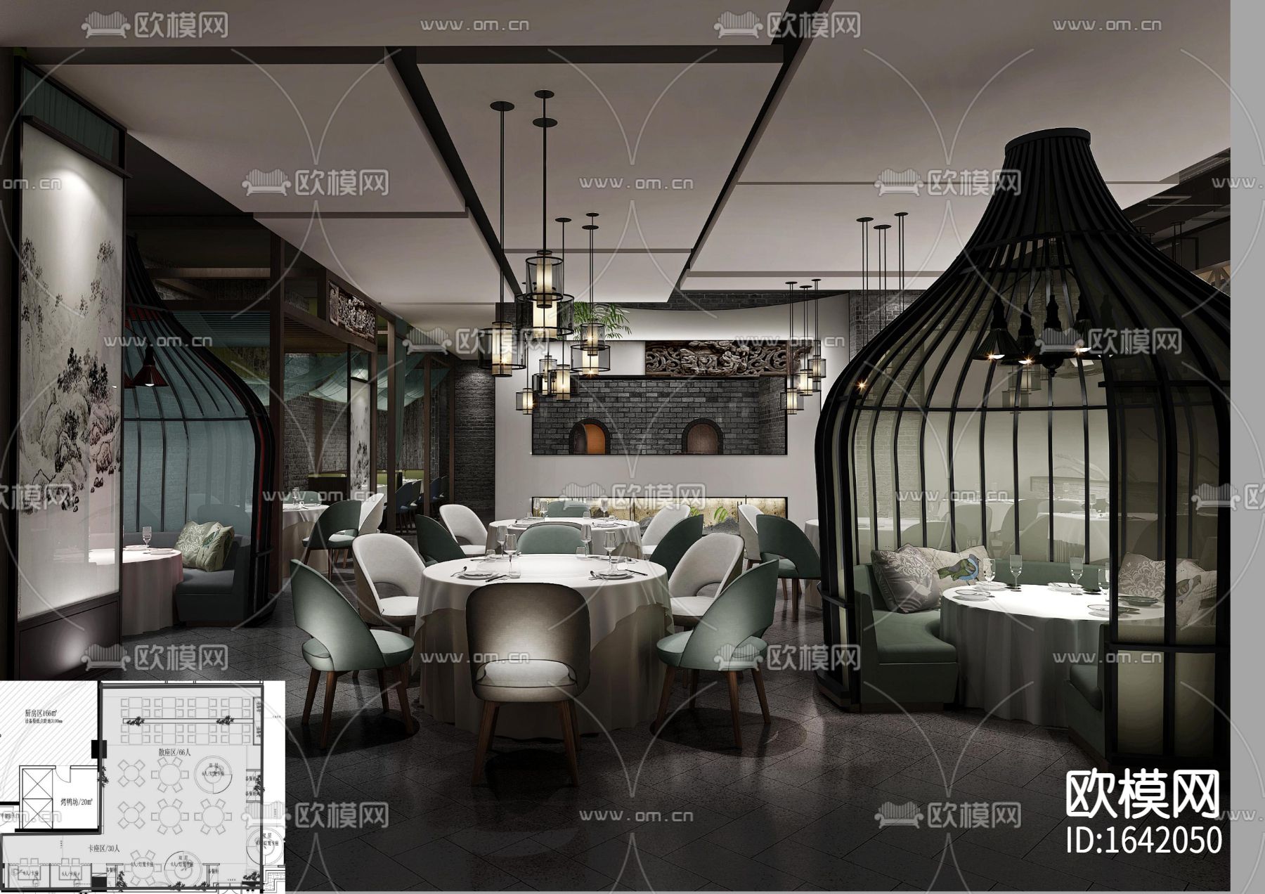 北京烤鸭坊深圳万象天地店下载（渲染图3）