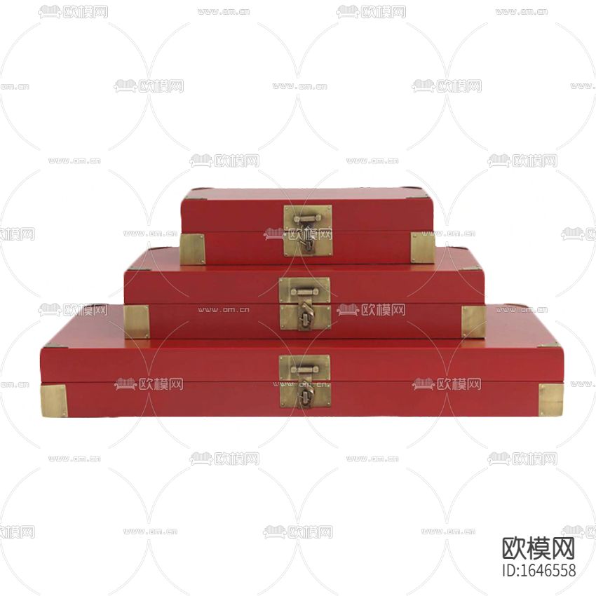 新中式古典禅意红木不锈钢收纳盒下载